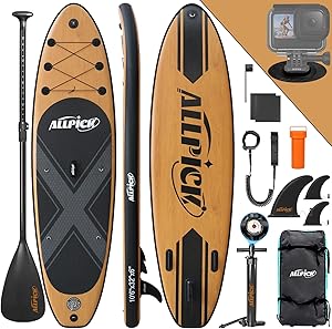 Allpick Inflatable SUP Paddle Kit - 320cm with Camera Mount