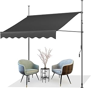 Extintor Retractable Axton 200cm Pantalla de Protección UV Anthracite