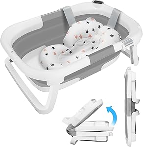 BabyBathPro Digital - Pliable avec Thermomètre