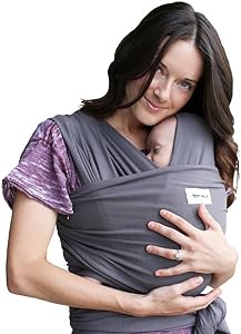 BabyMate ComfortWrap - Compartimento de Bebé en Cotton breathe Grey