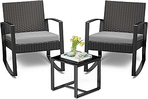 Bealife Rotin 3-Piece Outdoor Set Grey