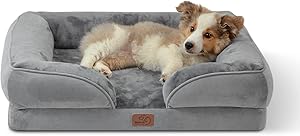 Almohada Canapé Perro Ortopédica Gris