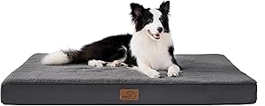 Bedsure Ortho Dog Bed - Large, Washable Fleece Mattress