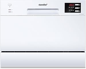 Comfee Compact Dishwasher 6.5L LED 47dB