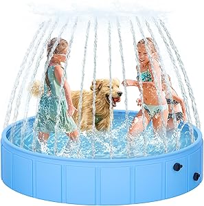 Dreamhigh® Piscine Chien Antidérapante 120x30cm