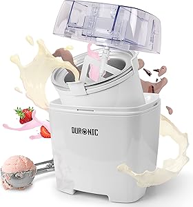 Duronic Machine à Glace 1,5L Inox