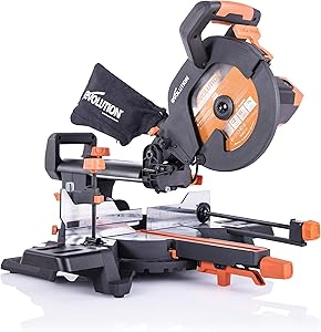 Evolution R255SMS+ 0-45° Sliding Miter Saw