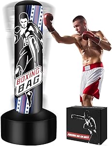 FightMaster Pro 180cm Auto-Standing Punching Bag