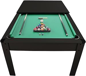 Harmony 5ft Ebène Billard Américain Vert