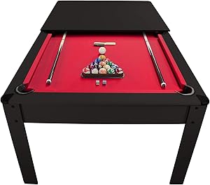 Harmony 6ft Billard Américain Ébène Rouge