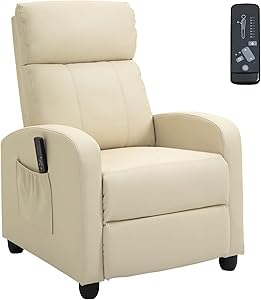 Homcom Fauteuil Relaxation Synthétique Réglable