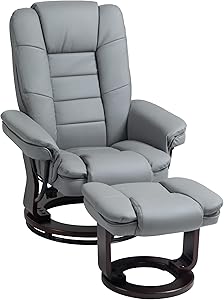 Butaina de Relajación Homcom Chair 360° Pivot Gris