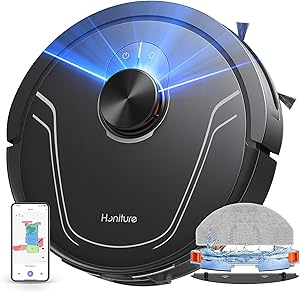 Honiture Robot Aspirateur 3 en 1 5000PA Lidar