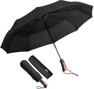 Kastewill Parapluie Automatique Noir Compact