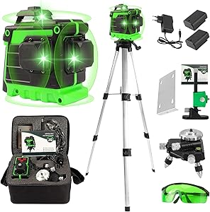 Laser Level 360° Pro Rotatif Étanche GreenBeam