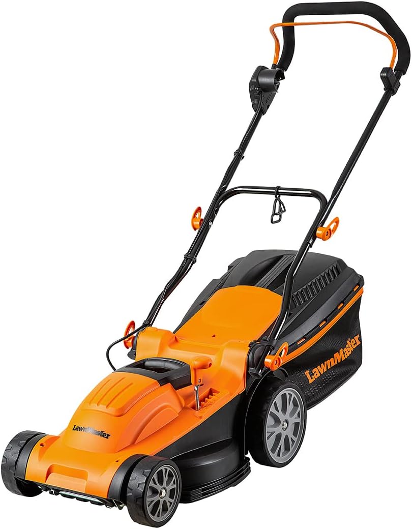 Lawnmaster 1600W 37cm Tondeuse Tracteur