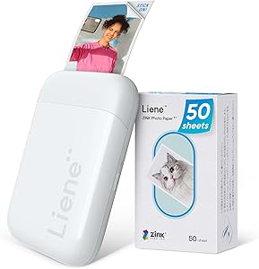 Impresora de Fotografía Mini 2x3 Bluetooth Liene