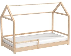 Lit Cabane Enfant Nessi Bois 90x190cm