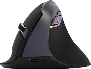 Ratón de escritorio mini vertical ergonómico M618 Bluetooth con precisión de 4000 ppp (puntos por pulgada)