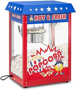 Machine à Popcorn Royal Catering 16L Rouge - 1600W