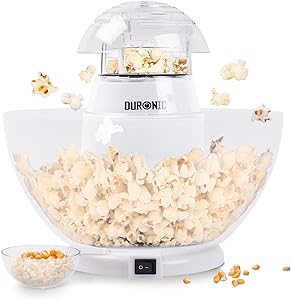 Popcorn Maker Duronic Pop50 1200W Sans Huile