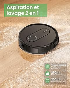 Robótica aspiradora 2 en 1 SmartClean Pro + 3000pa