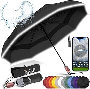 RoyalWalk StormShield - Parapluie Automatic Compact Noir