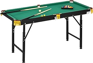 Sportnow Pliable Pool Table with Accessories