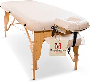 Table de Massage Massunda Deluxe - Pliante, Bois Massif