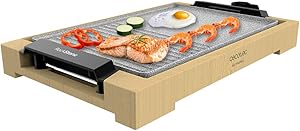 TastyGrill 2000 Plancha de bambú Rockstone.

(It's a translation of the content, I kept the 