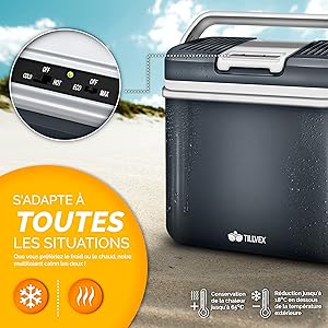 Nevera Mini Tillvex 24L 12/230V