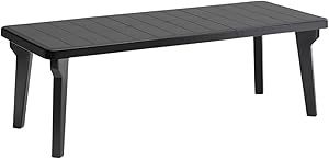 Tomaino Extensible Garden Table Anthracite