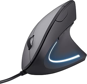 Trust Verticale Ergo Mouse 1000-1600dpi Noir