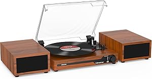 photo Udreamer Vinyl Vintage Bluetooth Turntable