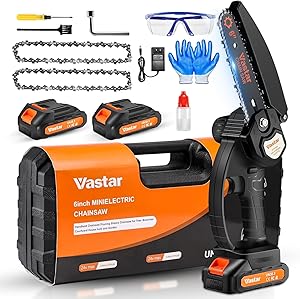 Vastar 24V Cordless Mini Chainsaw 4000mAh