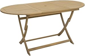 Vidaxl Acacia Folding Patio Table