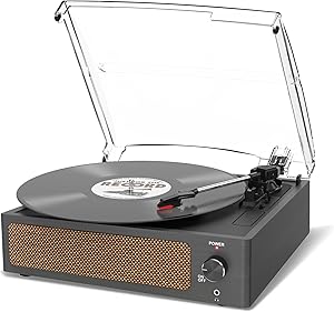 Vinyle Vintage Retro LP Player avec Haut-Parleur