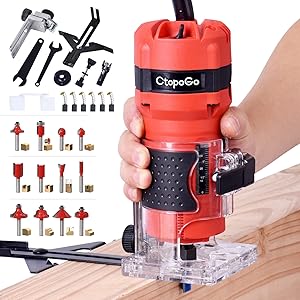 WoodPro 800W Electric Router 30000rpm 6mm