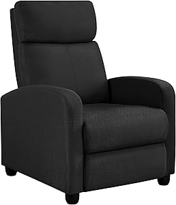 Yaheetech Relax Tissu Noir Chaise Fauteuil

Traducción al español:
Yaheetech Relajado Tela Negra Silla Butaca