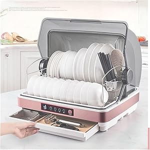 Yijiehh Mini Auto Dishwasher Compact