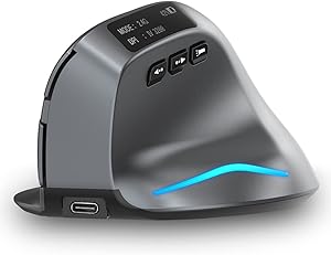 Zelotes Vertical Ergo Mouse 3200DPI